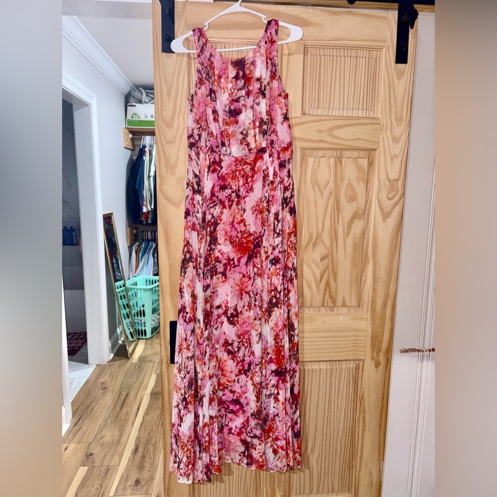 Jessica Howard Floral Maxi Dress Pink/Red